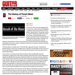 The History of Thrash Metal
