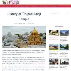History of Tirupati Balaji Temple - Venkateswara Temple