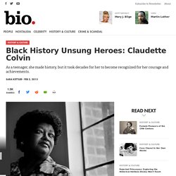 Black History Unsung Heroes: Claudette Colvin