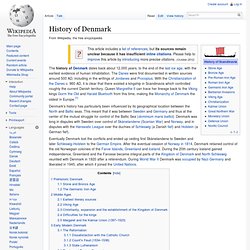 History of Denmark