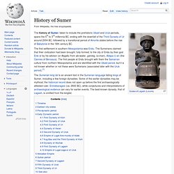 History of Sumer