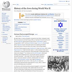 History of the Jews during World War II