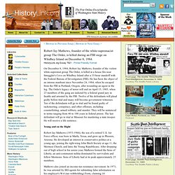 the Free Online Encyclopedia of Washington State History