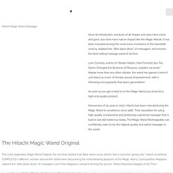 Hitachi Magic Wand Massager