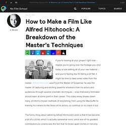 How to Make a Film Like Alfred Hitchcock: A Breakdown of the Master's Techniques