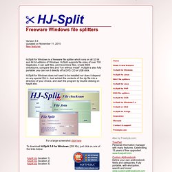 file splitter for Windows