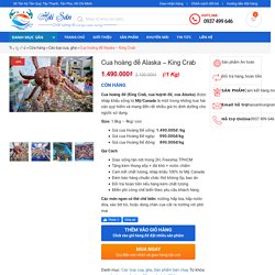 Cua hoàng đế Alaska - King Crab - Hải Sản Trung Nam
