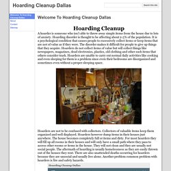 Hoarding Cleanup Dallas