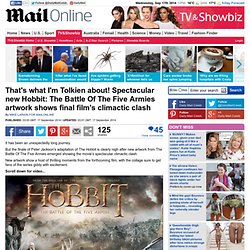 Hobbit: The Battle of the Five Armies artwork shows film's climactic clash