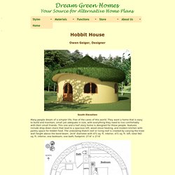 Hobbit House Plan