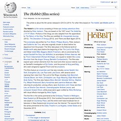 The Hobbit (film series)