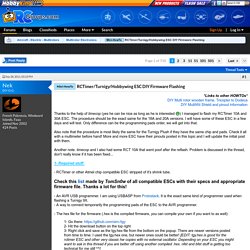 RCTimer/Turnigy/Hobbywing ESC DIY Firmware Flashing