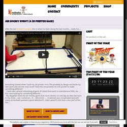 Air Hockey Robot (a 3D printer hack)