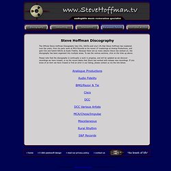 Steve Hoffman Official Discography