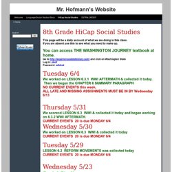 Mr. Hofmann's Website: Marysville School Dist.