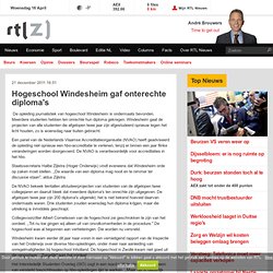 RTL-Z: Hogeschool Windesheim gaf onterechte diploma's