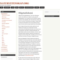 Högstadiekemi - Naturvetenskap.org