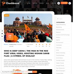 The Man In The Red Fort Viral Video, Hoisting Nishan Sahib Flag
