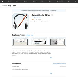 ‎Hokusai Audio Editor dans l’App Store