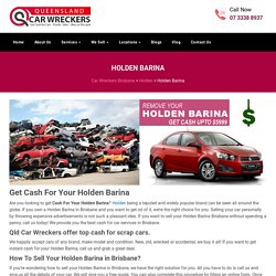 Cash For Your Holden Barina