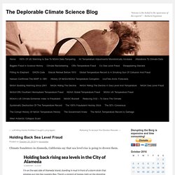 The Deplorable Climate Science Blog