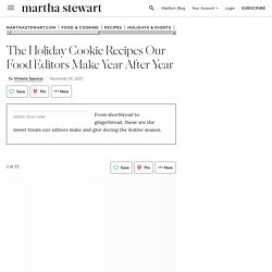 Best Holiday Cookies, According to the Martha Stewart Food Editors