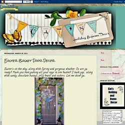 Easter Basket Door Decor