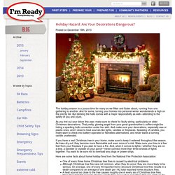 Holiday Hazard: Are Your Decorations Dangerous? - Blog - Ready Shelby