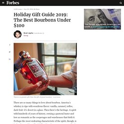 Holiday Gift Guide 2019: The Best Bourbons Under $100
