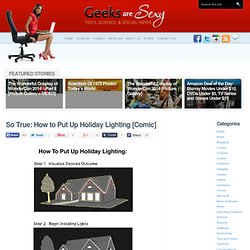 So True: How to Put Up Holiday Lighting [Comic