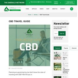 CBD Travel Guide - CBD & Holistic Wellness Blog