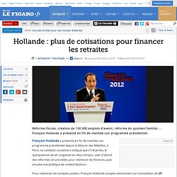 Politique : Hollande dévoile ses «60 engagements pour la France»