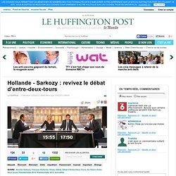 Hollande - Sarkozy : Le débat d'entre-deux-tours en direct