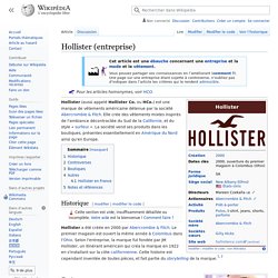 Hollister (entreprise)