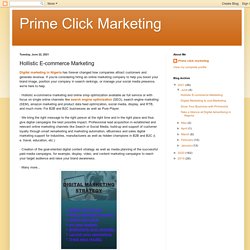 Hollistic E-commerce Marketing