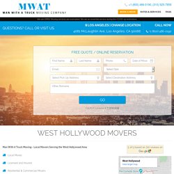 moving companies in west hollywood