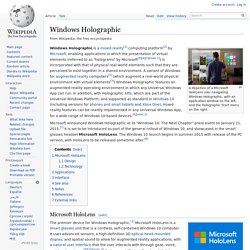 Windows Holographic