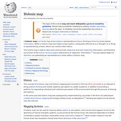 Holonic map