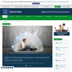 Education à la citoyenneté numérique - Conseil de l'Europe