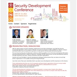 Security Development Conference 2012