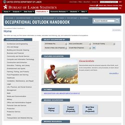 OOH Occupational Outlook Handbook
