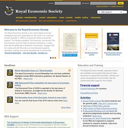 Home - Royal Economic Society