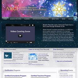 Akashic Record Consultants International Homepage