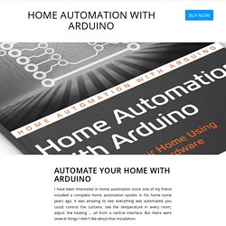 Home Automation with Arduino (digital version)