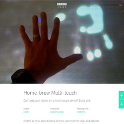 Labs » Home-brew Multi-touch