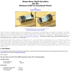 Home-Brew Shaft Encoders