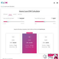 How to calculate home loan emi