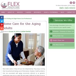 Home Care for the Aging Adults