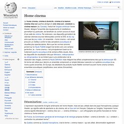 Home-cinéma Wikipédia