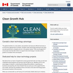 Home - Clean Growth Hub